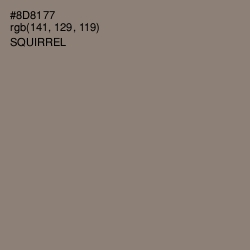 #8D8177 - Squirrel Color Image