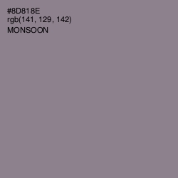 #8D818E - Monsoon Color Image