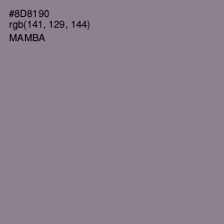 #8D8190 - Mamba Color Image