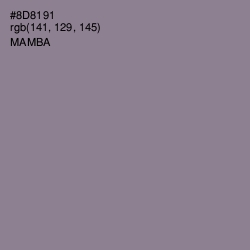 #8D8191 - Mamba Color Image