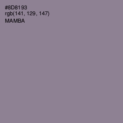 #8D8193 - Mamba Color Image