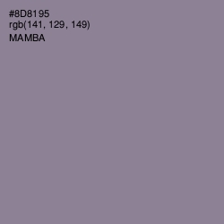 #8D8195 - Mamba Color Image
