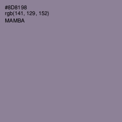 #8D8198 - Mamba Color Image