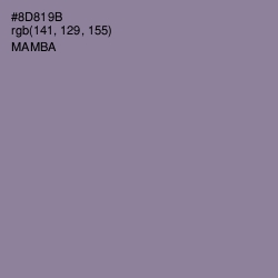 #8D819B - Mamba Color Image