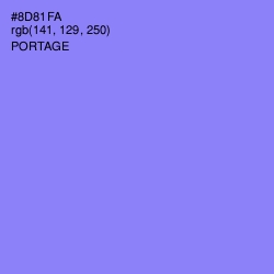 #8D81FA - Portage Color Image