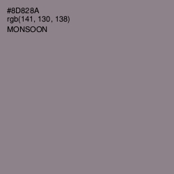 #8D828A - Monsoon Color Image
