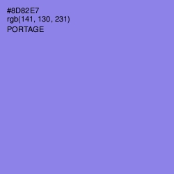 #8D82E7 - Portage Color Image