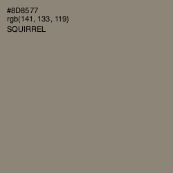 #8D8577 - Squirrel Color Image