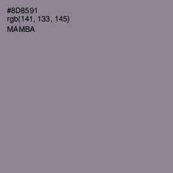 #8D8591 - Mamba Color Image