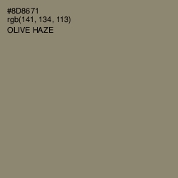 #8D8671 - Olive Haze Color Image