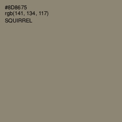 #8D8675 - Squirrel Color Image