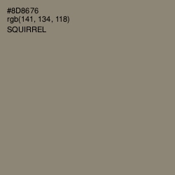 #8D8676 - Squirrel Color Image