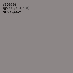 #8D8686 - Suva Gray Color Image