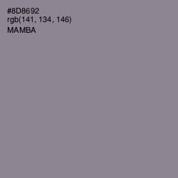 #8D8692 - Mamba Color Image