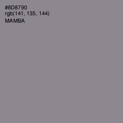 #8D8790 - Mamba Color Image