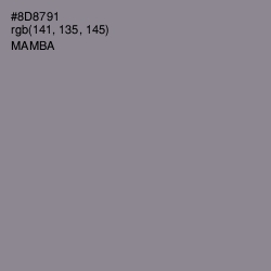 #8D8791 - Mamba Color Image