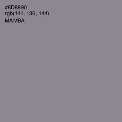 #8D8890 - Mamba Color Image