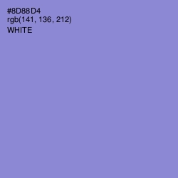 #8D88D4 - Chetwode Blue Color Image