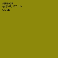 #8D890B - Olive Color Image