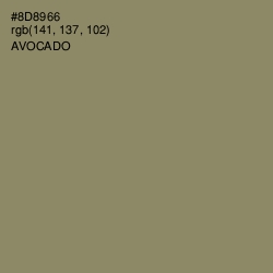 #8D8966 - Avocado Color Image