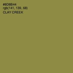 #8D8B44 - Clay Creek Color Image