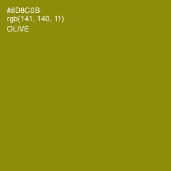 #8D8C0B - Olive Color Image