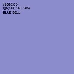 #8D8CCD - Blue Bell Color Image