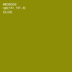 #8D8D06 - Olive Color Image
