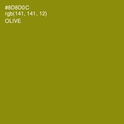 #8D8D0C - Olive Color Image