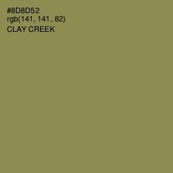#8D8D52 - Clay Creek Color Image