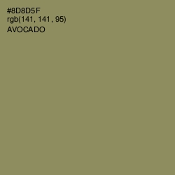 #8D8D5F - Avocado Color Image