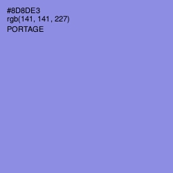 #8D8DE3 - Portage Color Image