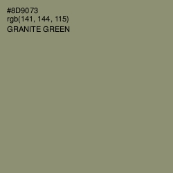 #8D9073 - Granite Green Color Image