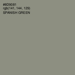 #8D9081 - Spanish Green Color Image