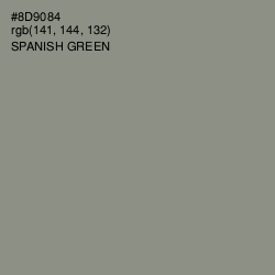 #8D9084 - Spanish Green Color Image