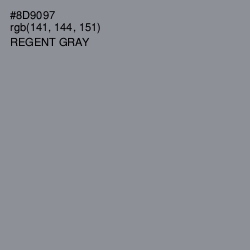 #8D9097 - Regent Gray Color Image