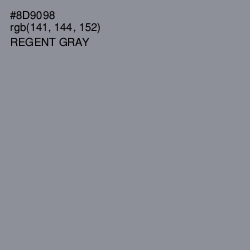 #8D9098 - Regent Gray Color Image