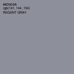 #8D909A - Regent Gray Color Image