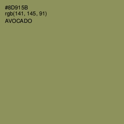 #8D915B - Avocado Color Image