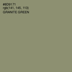 #8D9171 - Granite Green Color Image