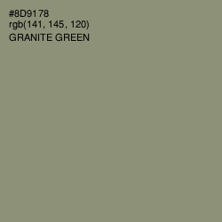 #8D9178 - Granite Green Color Image