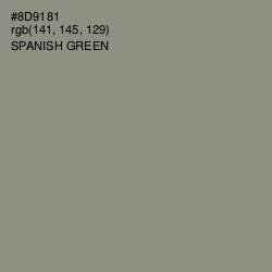 #8D9181 - Spanish Green Color Image