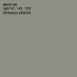 #8D9185 - Spanish Green Color Image