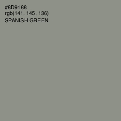 #8D9188 - Spanish Green Color Image