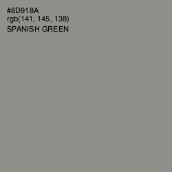 #8D918A - Spanish Green Color Image