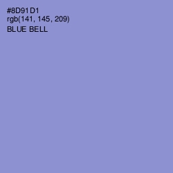 #8D91D1 - Blue Bell Color Image