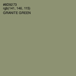 #8D9273 - Granite Green Color Image