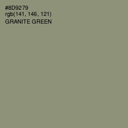 #8D9279 - Granite Green Color Image