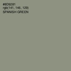 #8D9281 - Spanish Green Color Image