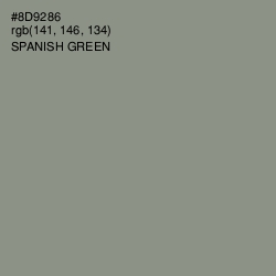 #8D9286 - Spanish Green Color Image